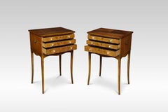 Pair of Walnut Bedside Chests