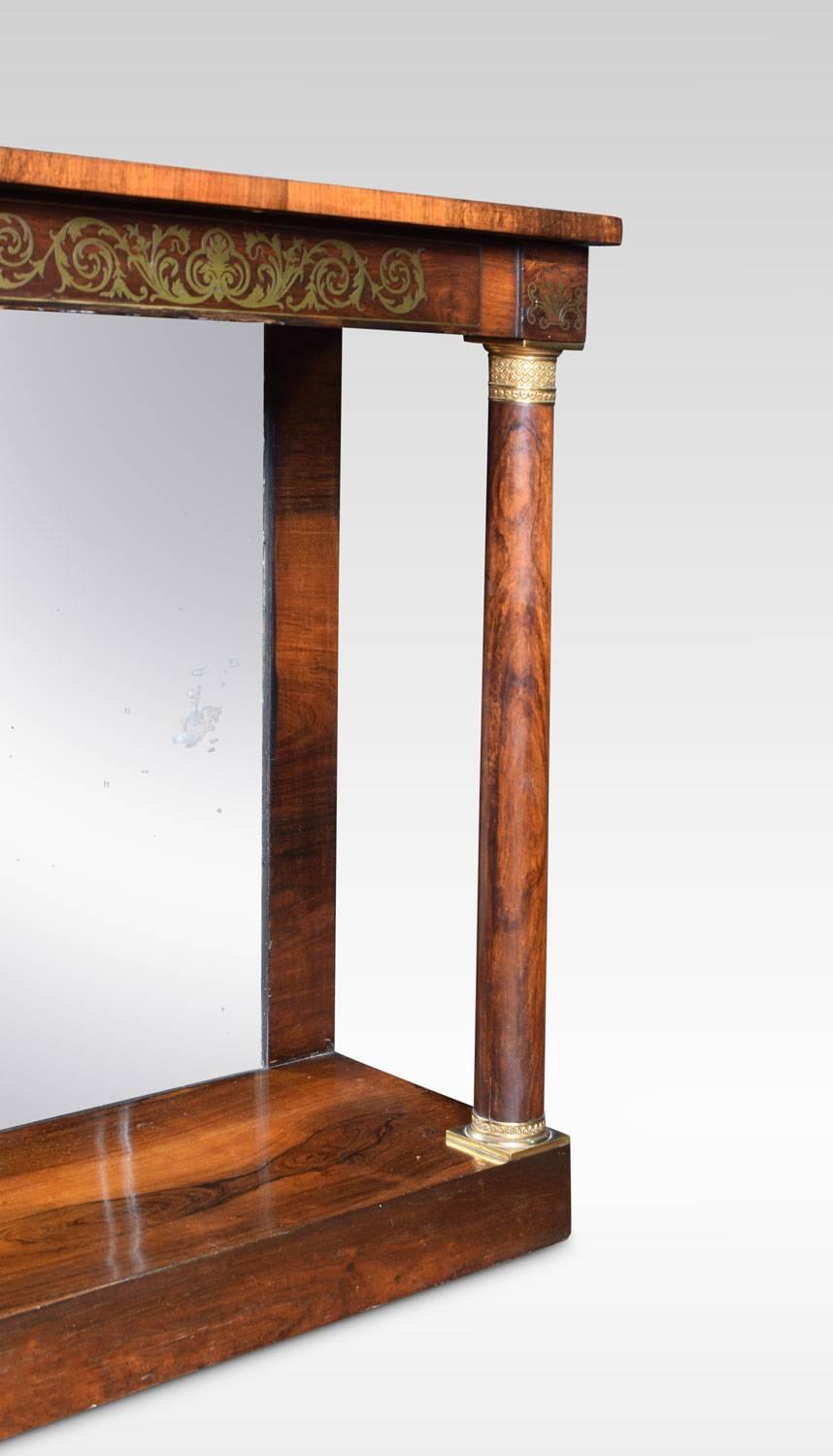 19th Century Regency Ormolu-Mounted Rosewood Pier Table