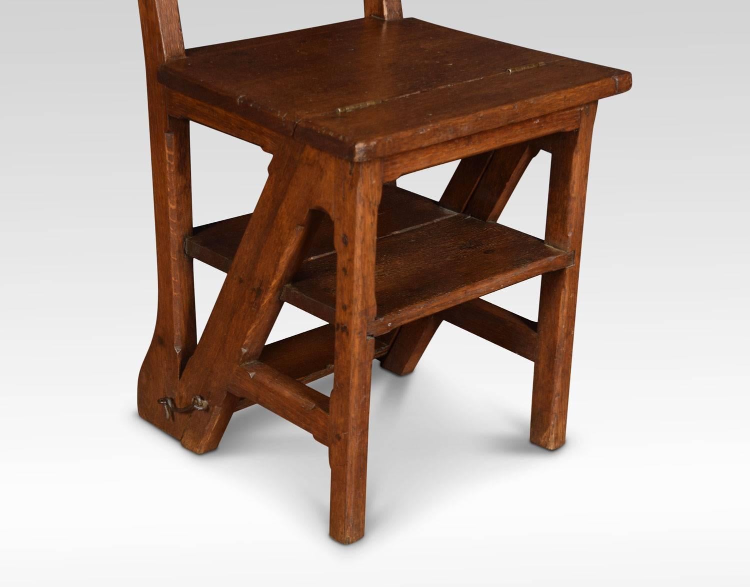 British Oak Metamorphic Chair