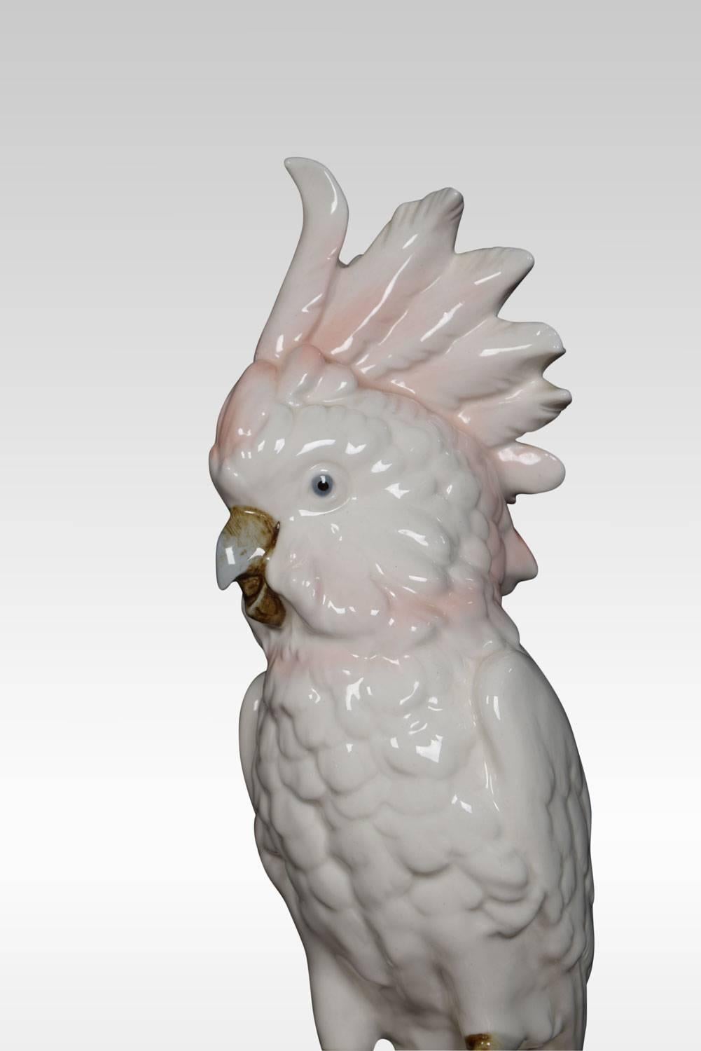 porcelain cockatoo figurines