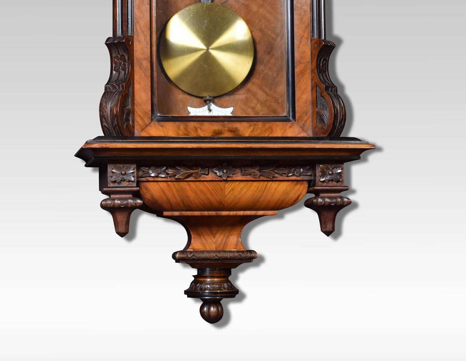 European Single weight Vienna wall clock