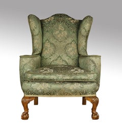 Pair of George III Style Wing Armchairs