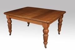 Victorian Oak Dining Table