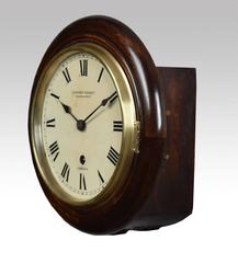 Mahogany Wall Clock by Camerer Cuss & Co
