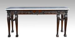 George II Style Mahogany Console Table