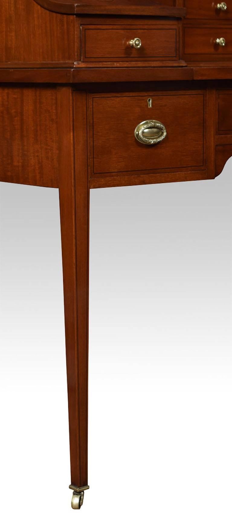 Mahogany Carlton House Desk 1