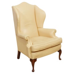 Poltrona wingback in stile georgiano