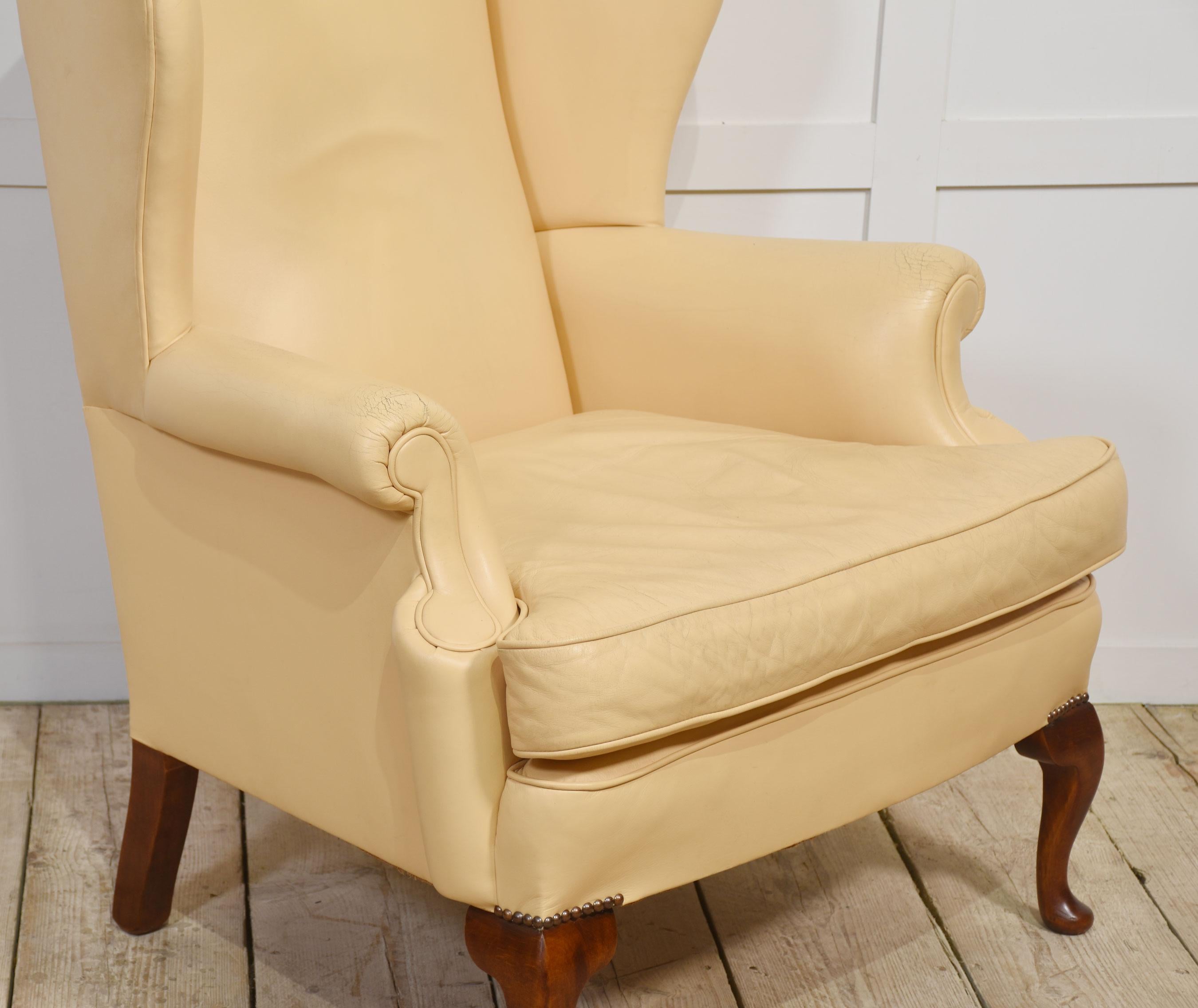 Poltrona wingback in stile georgiano In condizioni buone in vendita a Cheshire, GB