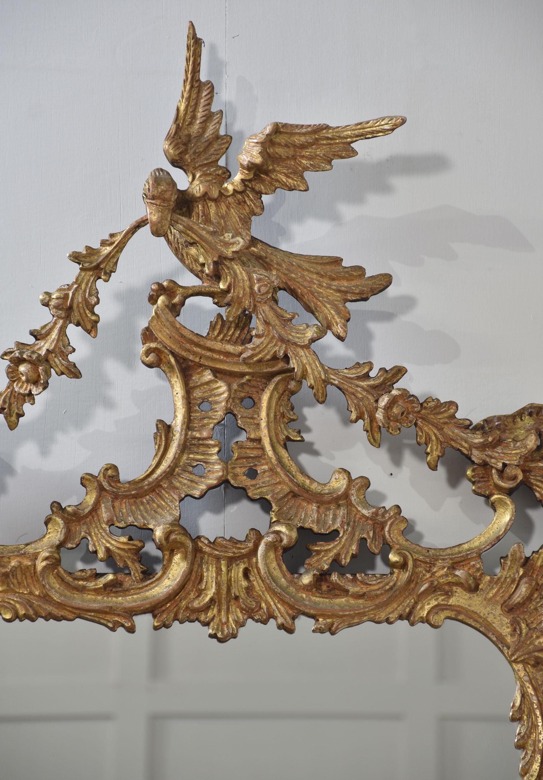 Georgian style gilt Wall Mirror In Good Condition For Sale In Cheshire, GB