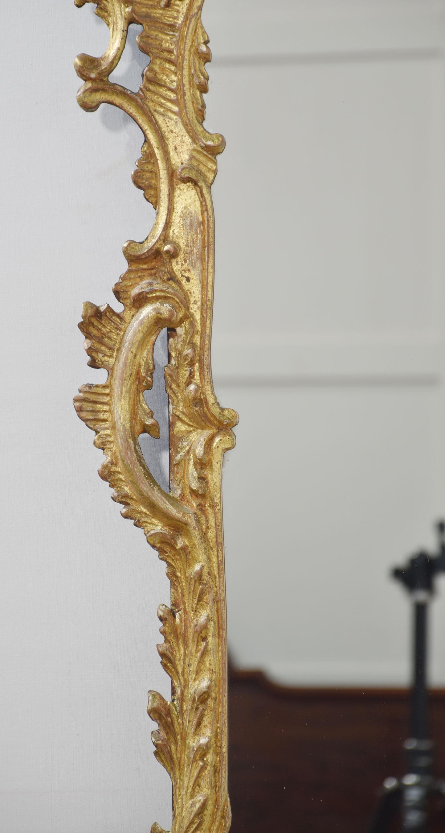 20th Century Georgian style gilt Wall Mirror For Sale