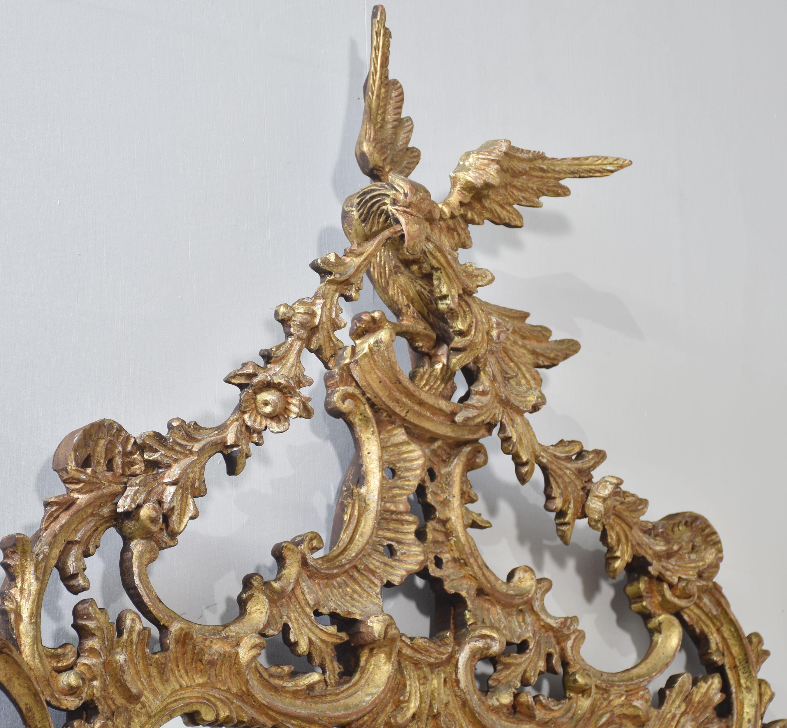 Georgian style gilt Wall Mirror For Sale 2