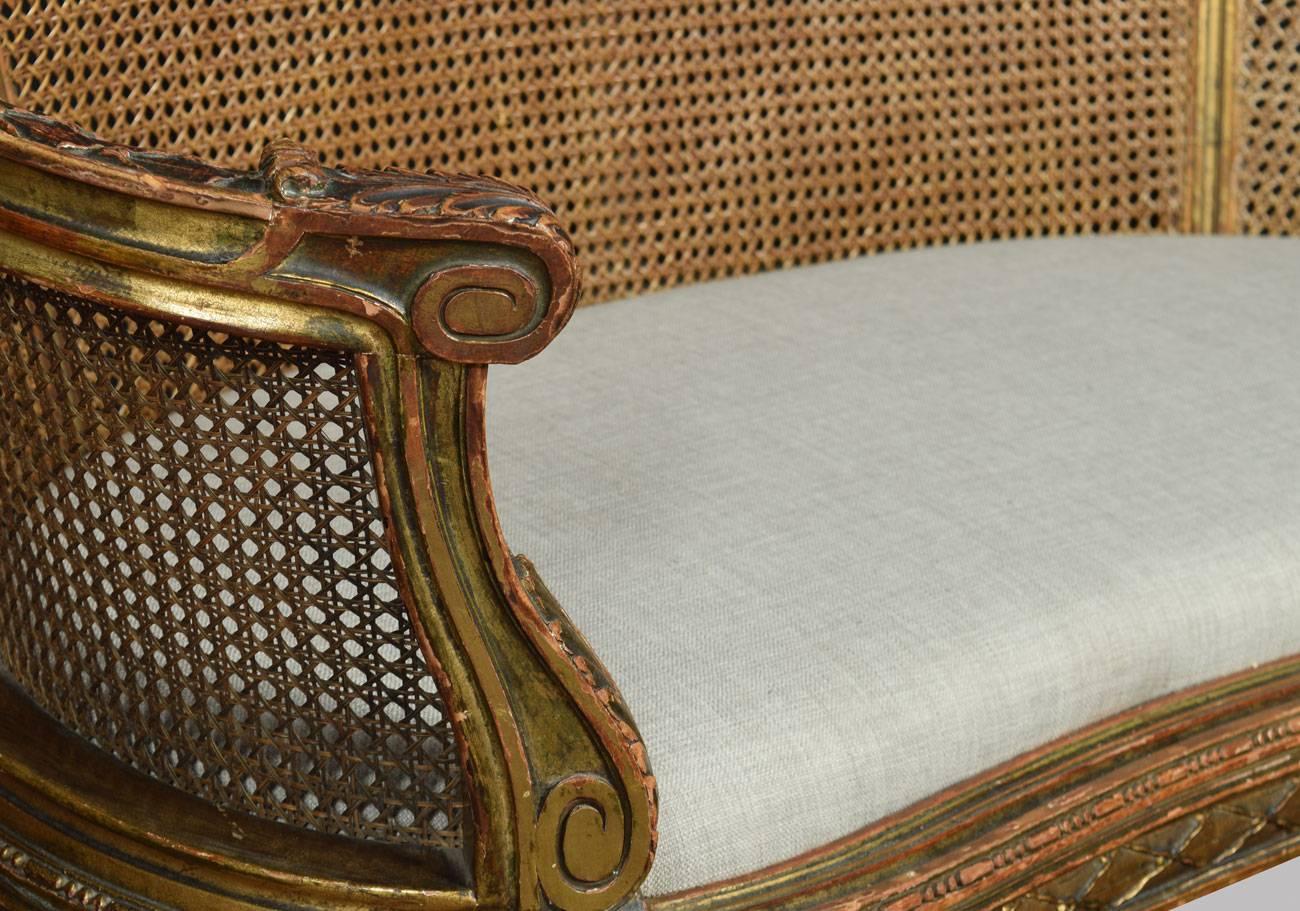 20th Century French Louis XVI Style Canape Settee