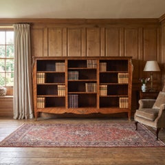 A Louis XV-Style Gilt-Metal Mounted Open Bookcase