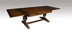 Large Oak Refectory Dining Table