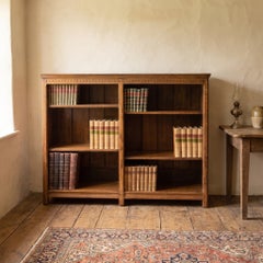 Offenes Bücherregal aus Eiche mit verstellbaren Einlegeböden