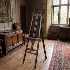 Gothic Revival Walnut Artist’s Easel