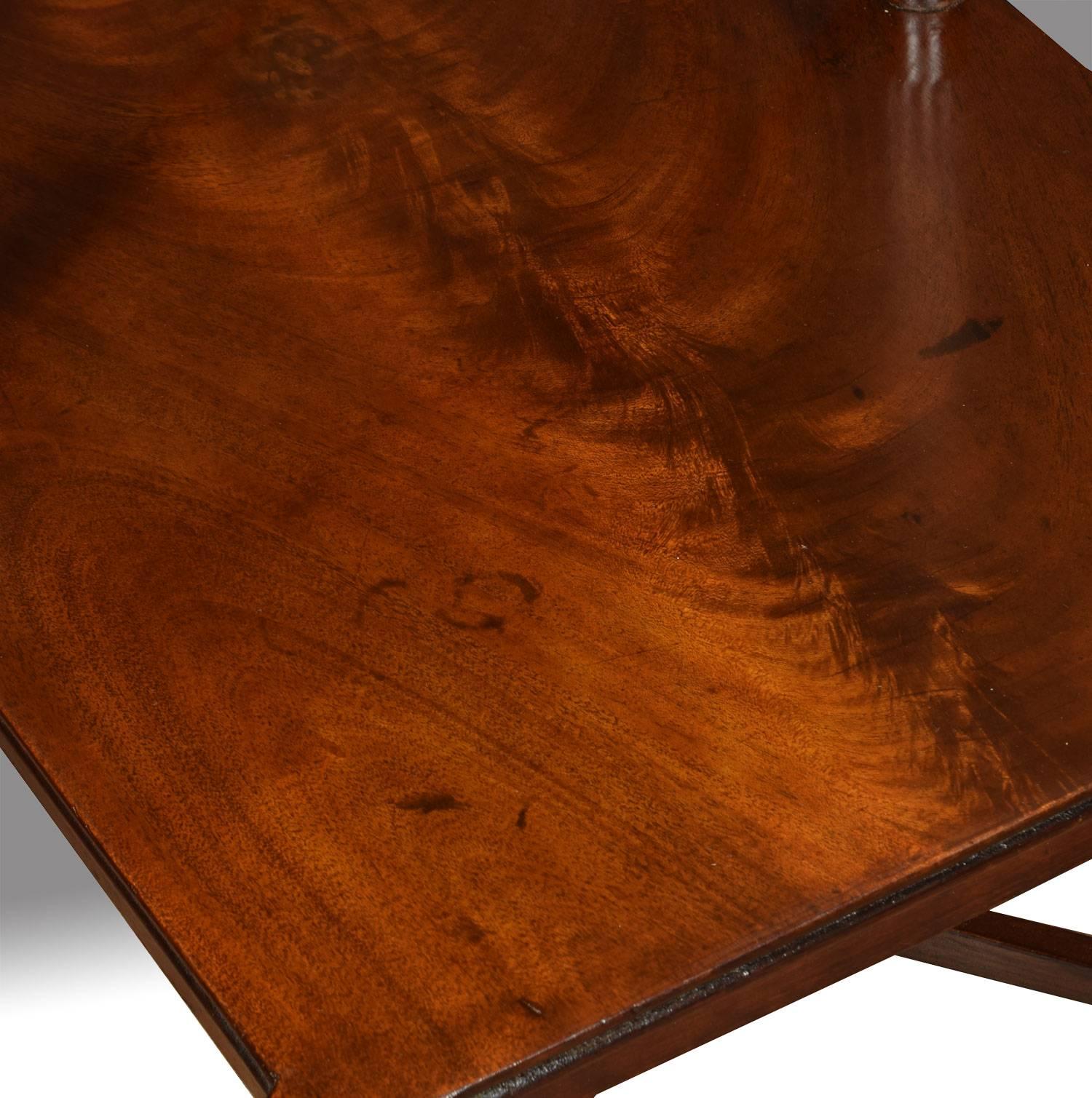 20th Century Pair of Regency Waterfall Side Tables