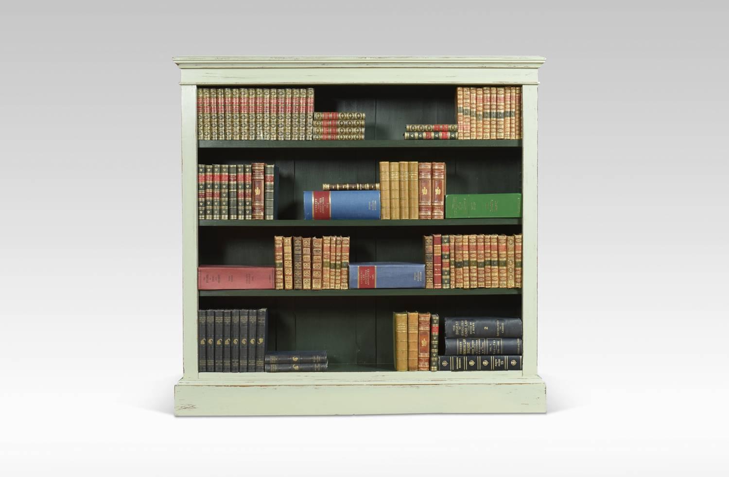 Great Britain (UK) Edwardian Painted Open Bookcase