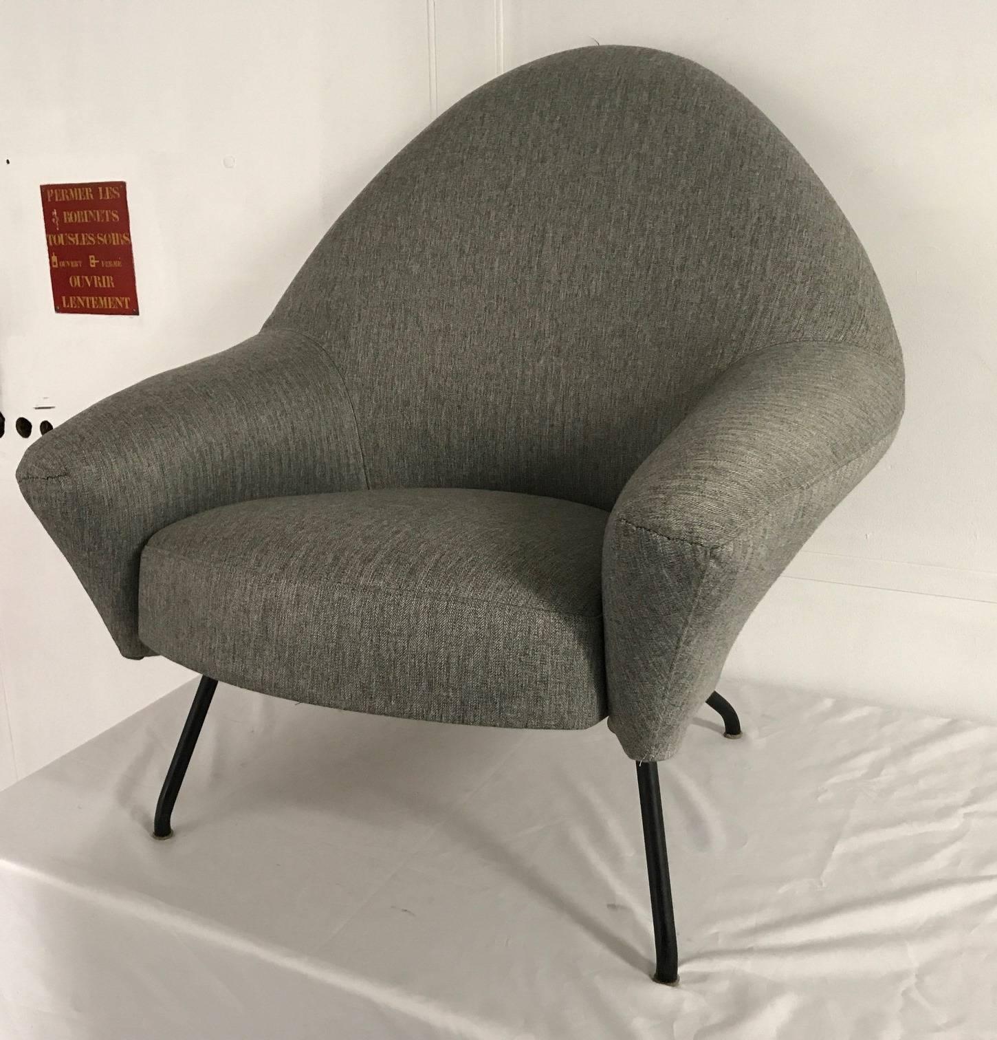 Armchair Model 770 by Joseph-André Motte In Good Condition In Paris, FR