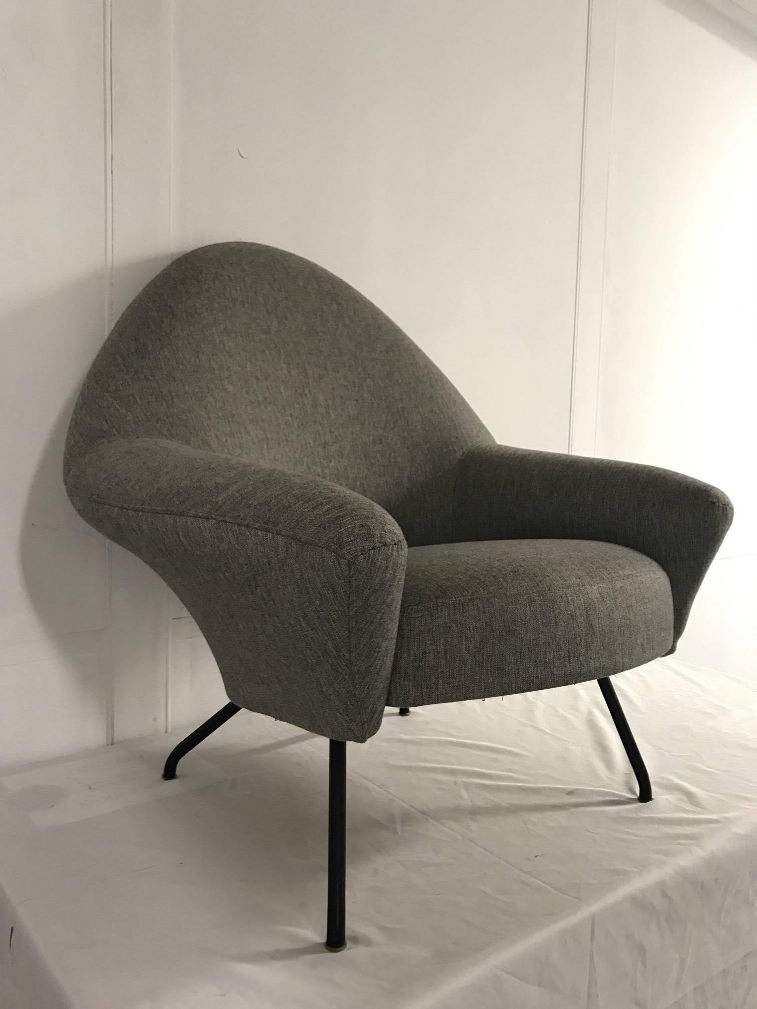 Armchair model 770 by Joseph-André Motte for Steiner, 1950s.
 