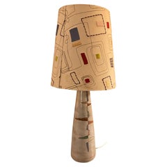 Ceramic Lamp by Jean Rivier, France, 1960s