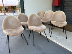 Set of six Joseph-André Motte chairs, model 771 for Steiner, France, 1950s