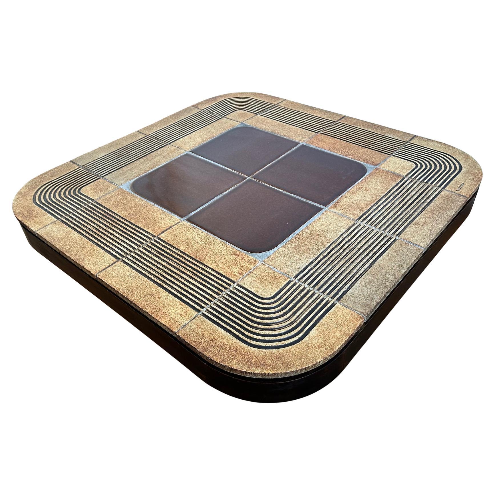 Table bassembo par Roger Capron, France, années 1970