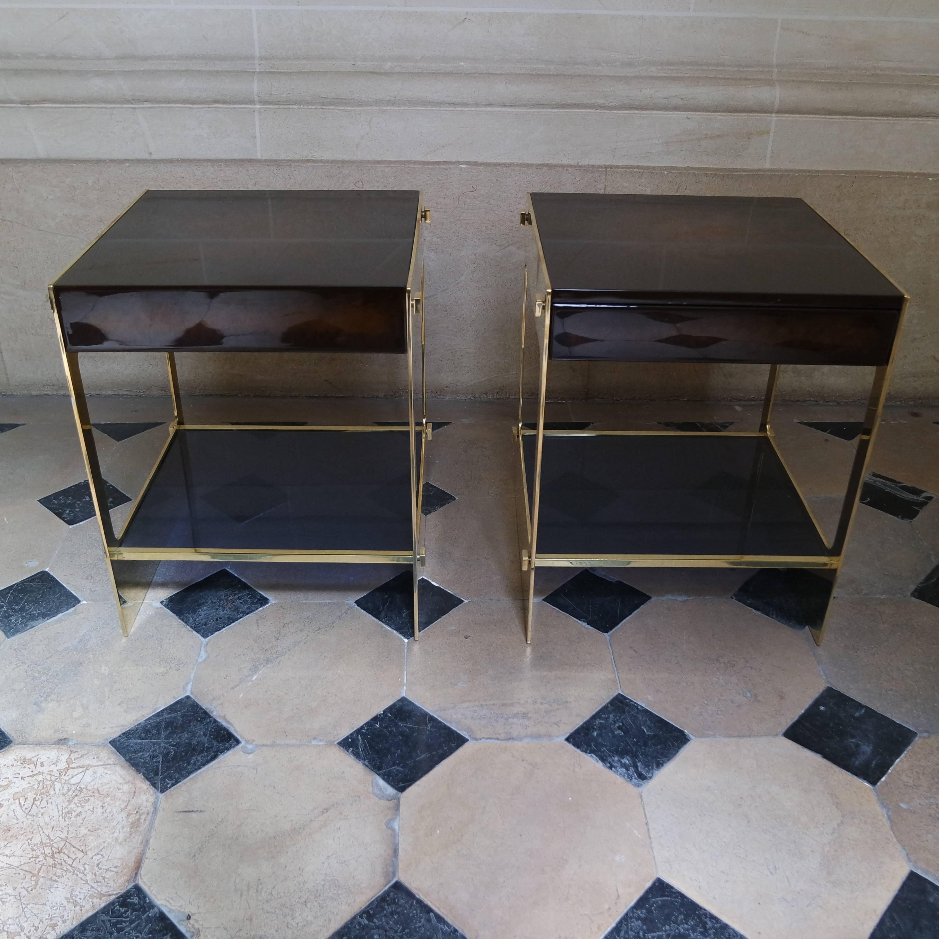 Pair of Maison Charles Side Tables 2