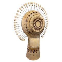 Ceramic table lamp by Georges Pelletier, France, 1960's
