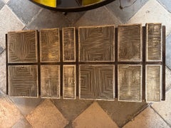 Table basse en céramique « Alouette » de Roger Capron, France, années 1960