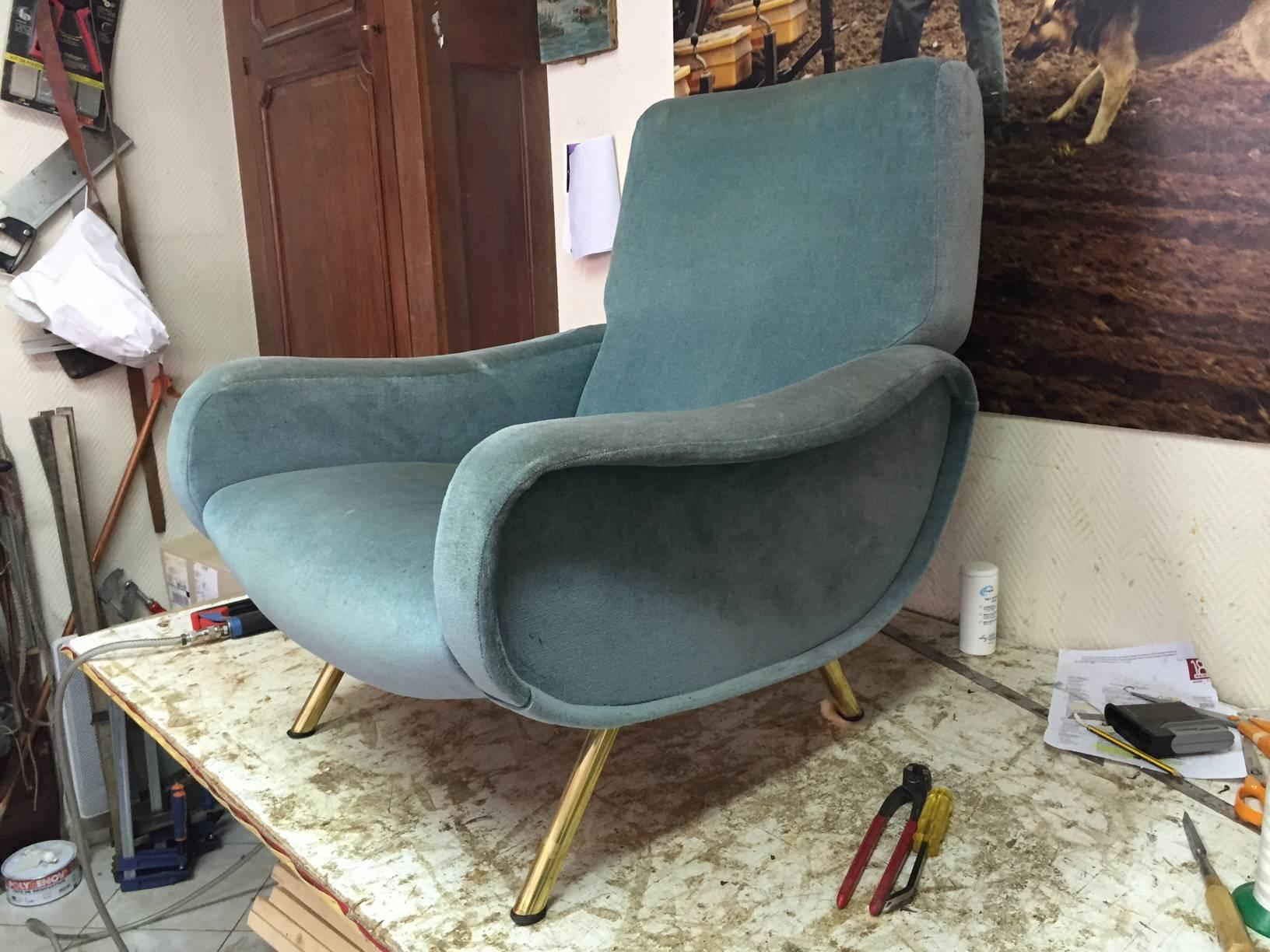 Italian Marco Zanuso Lady Chair