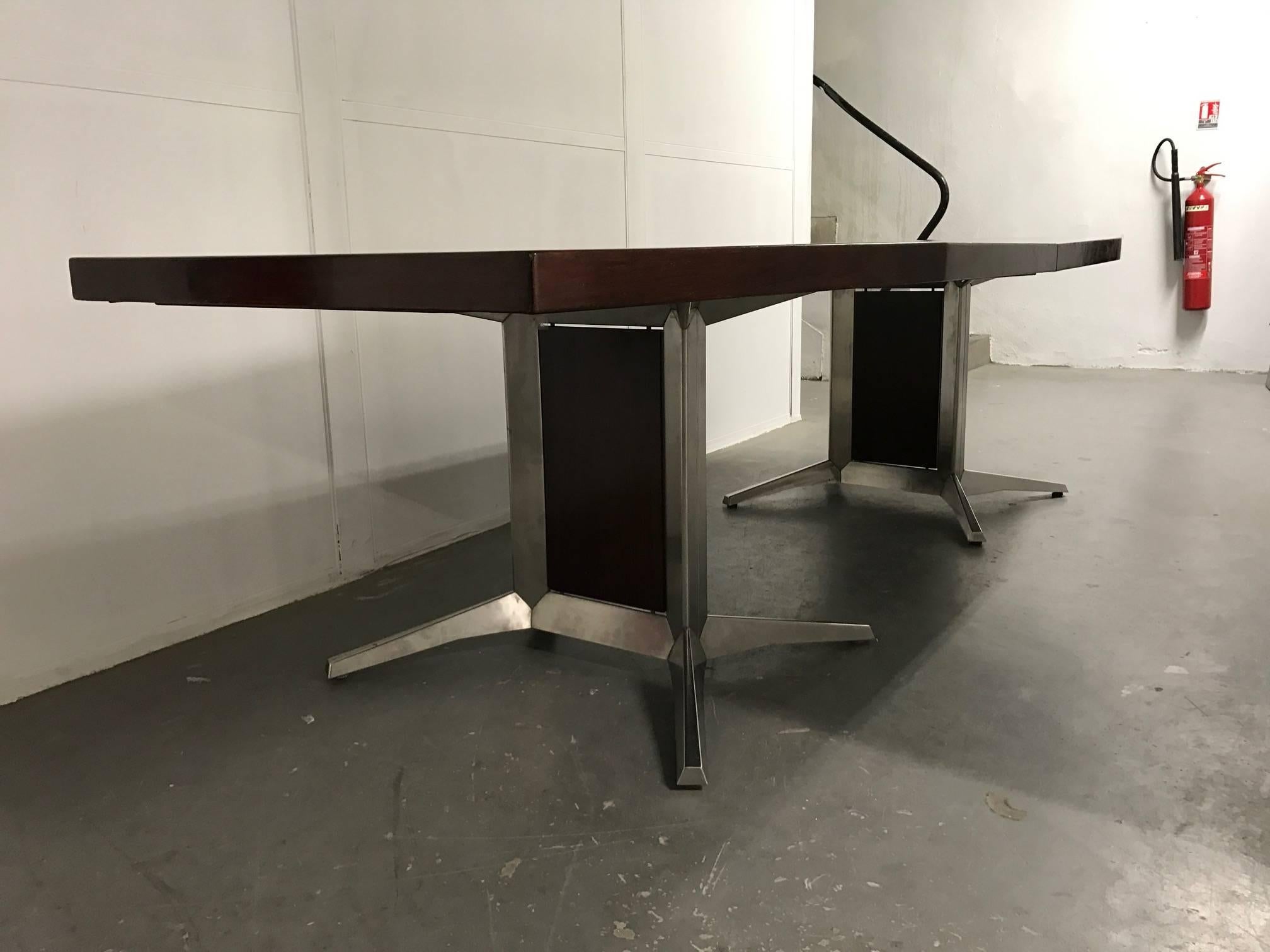 Mid-20th Century Conference or Dining Room Table by Daciano da Costa