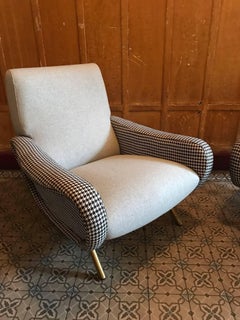 Pair of "Lady" Armchairs by Marco Zanuso for Arflex
