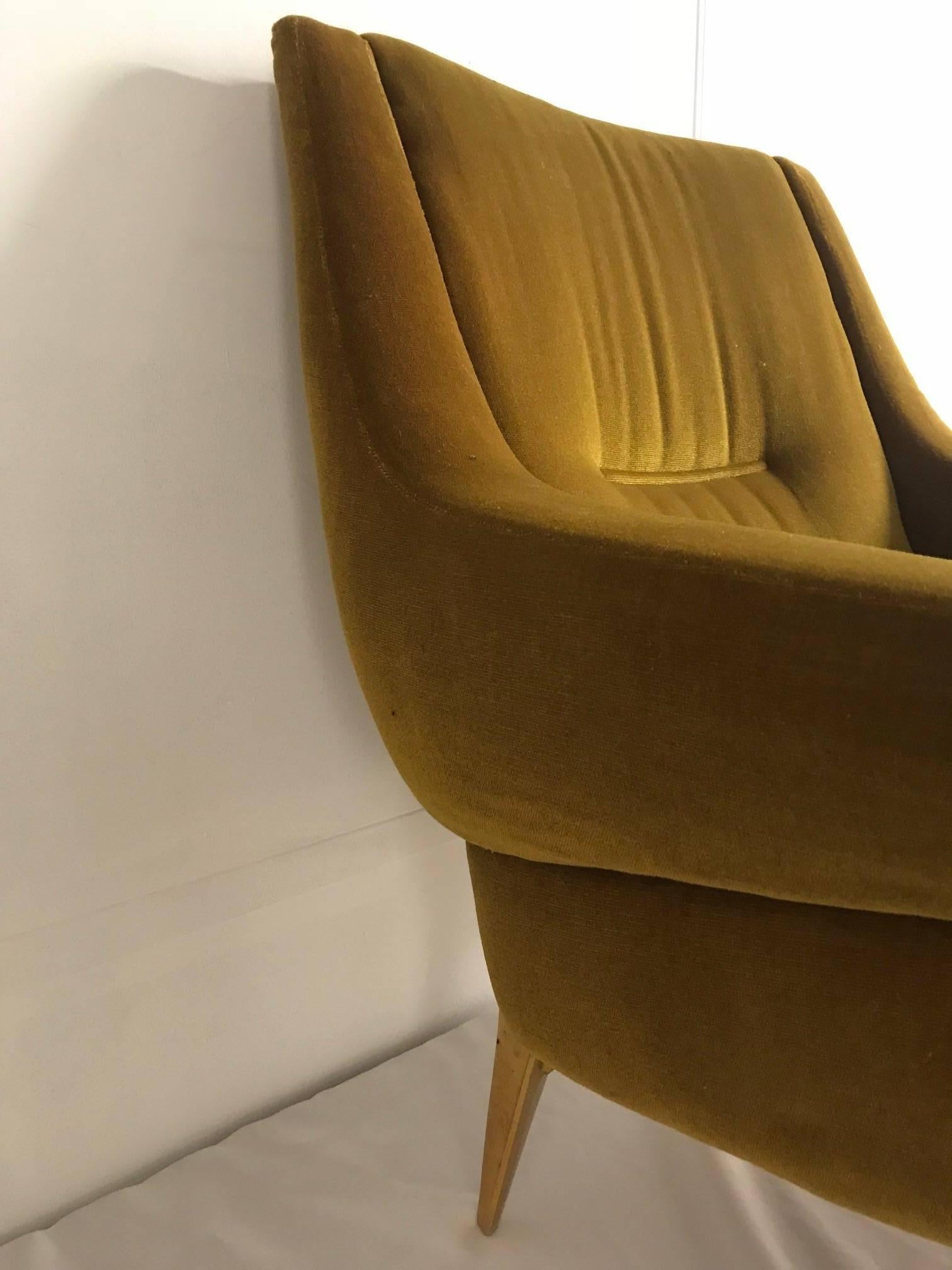 Pair of Charles Ramos Armchairs In Good Condition In Paris, FR