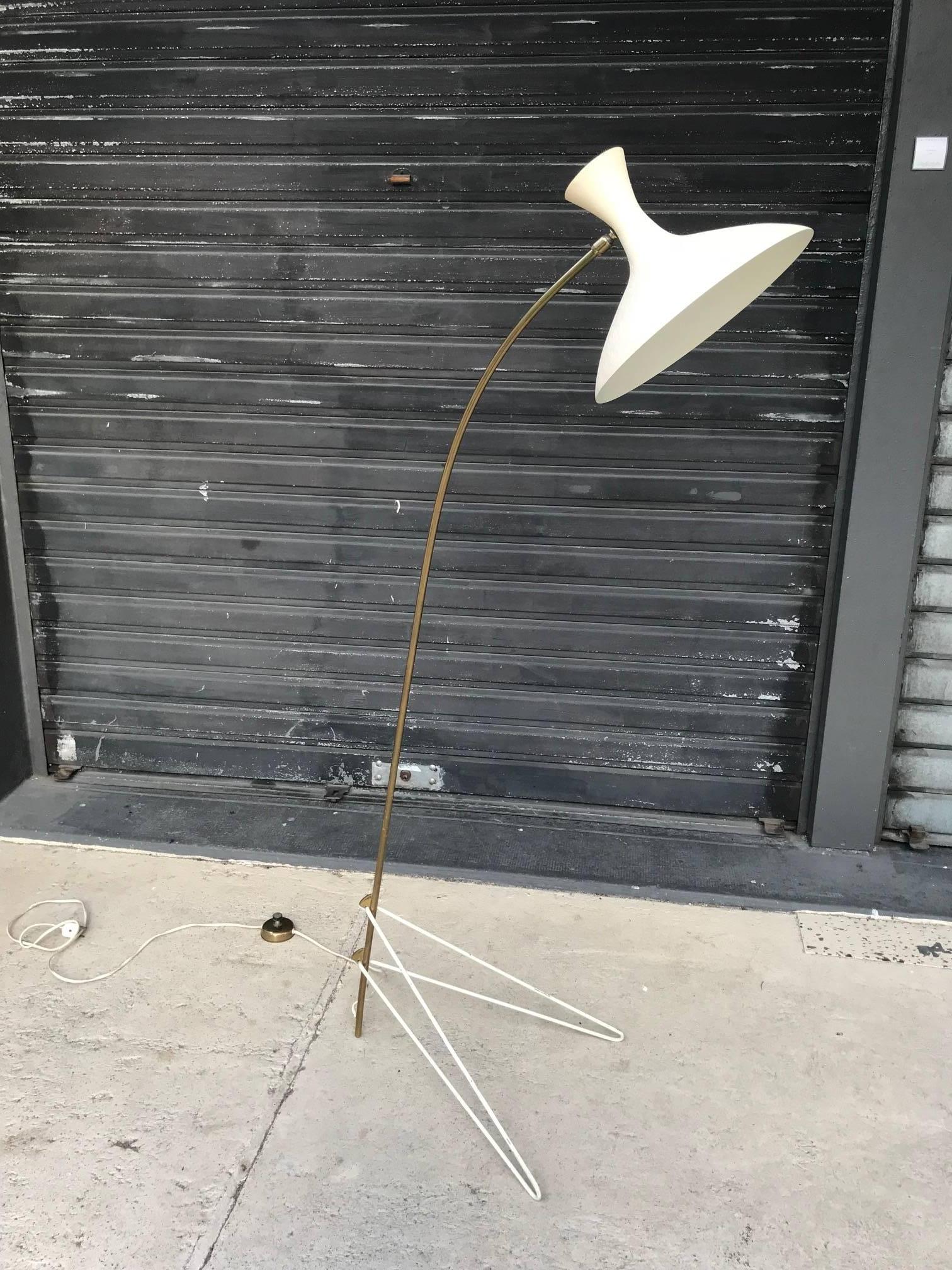 Mid-20th Century Floor lamp by Louis Kalff For Sale