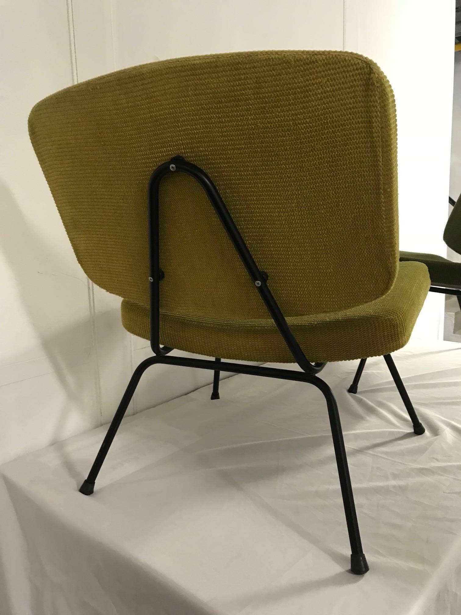 Metal Pair of CM190 Chairs by Pierre Paulin