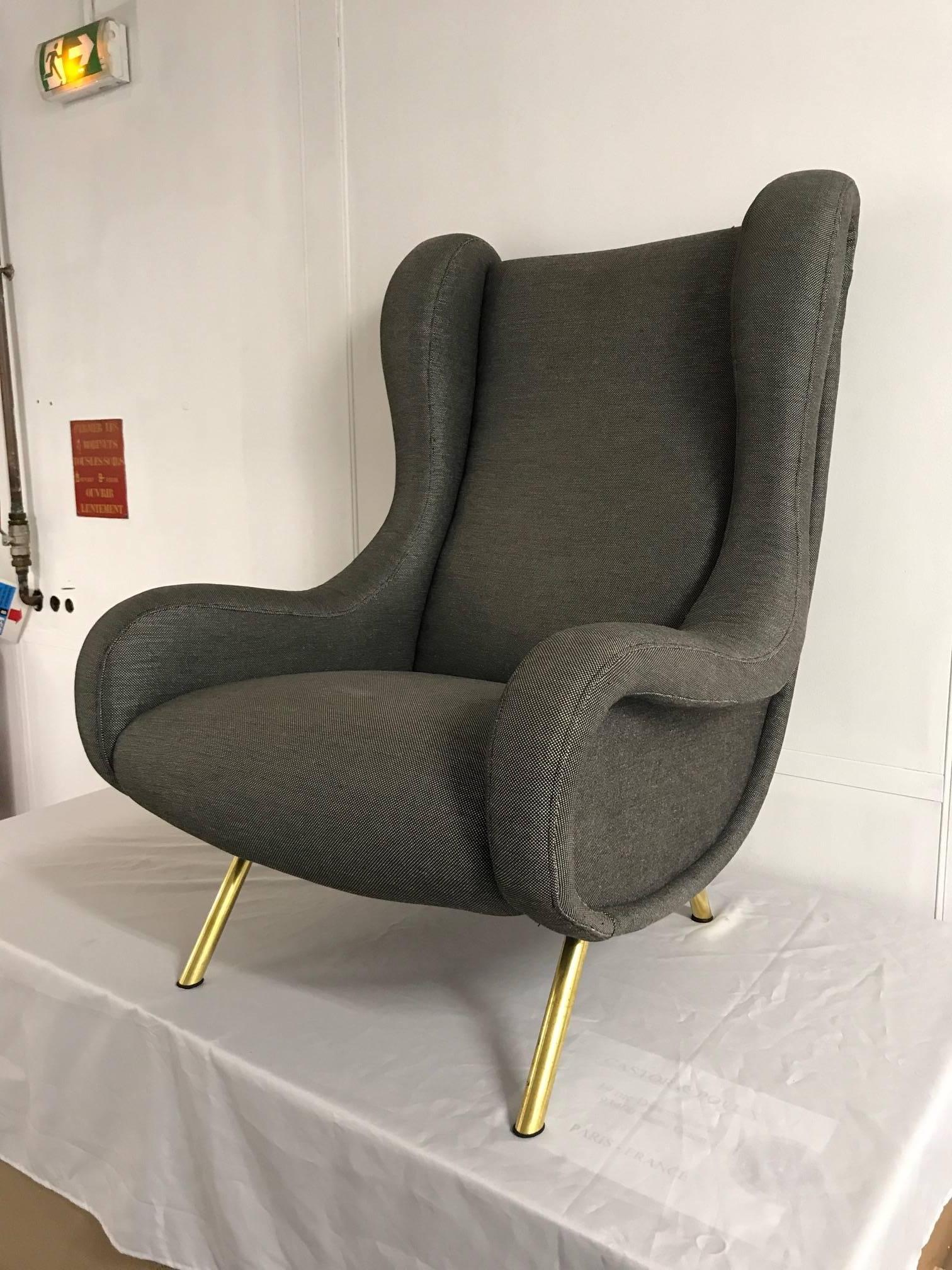 Senior armchair by Marco Zanuso for Arflex.