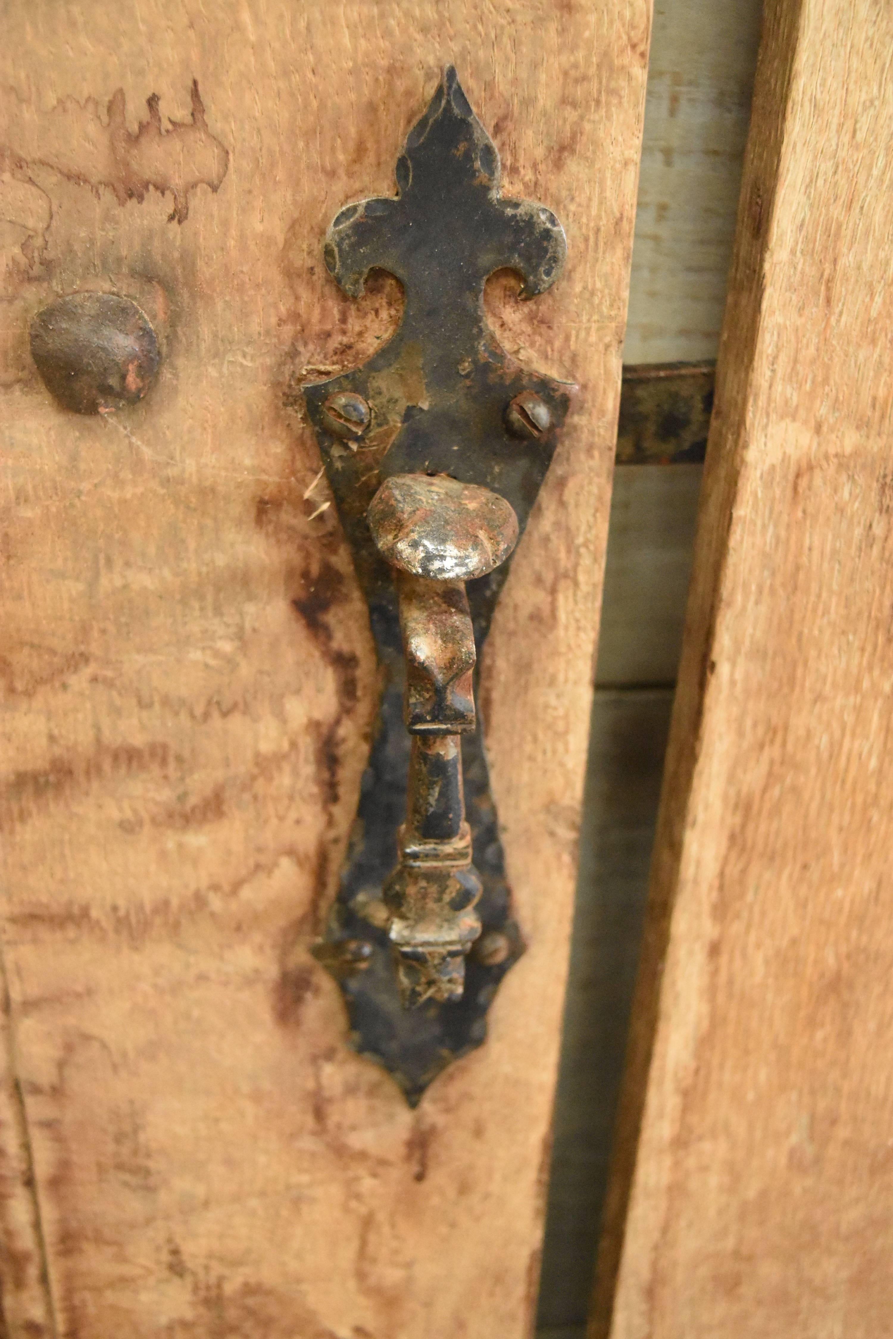 Pair of 17th Century Spanish Doors from the Basque Region with Original Iron 2