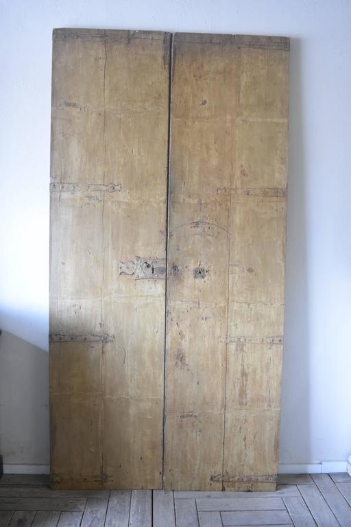 Spanish Late 18th Century 12 Panel Doors With Original