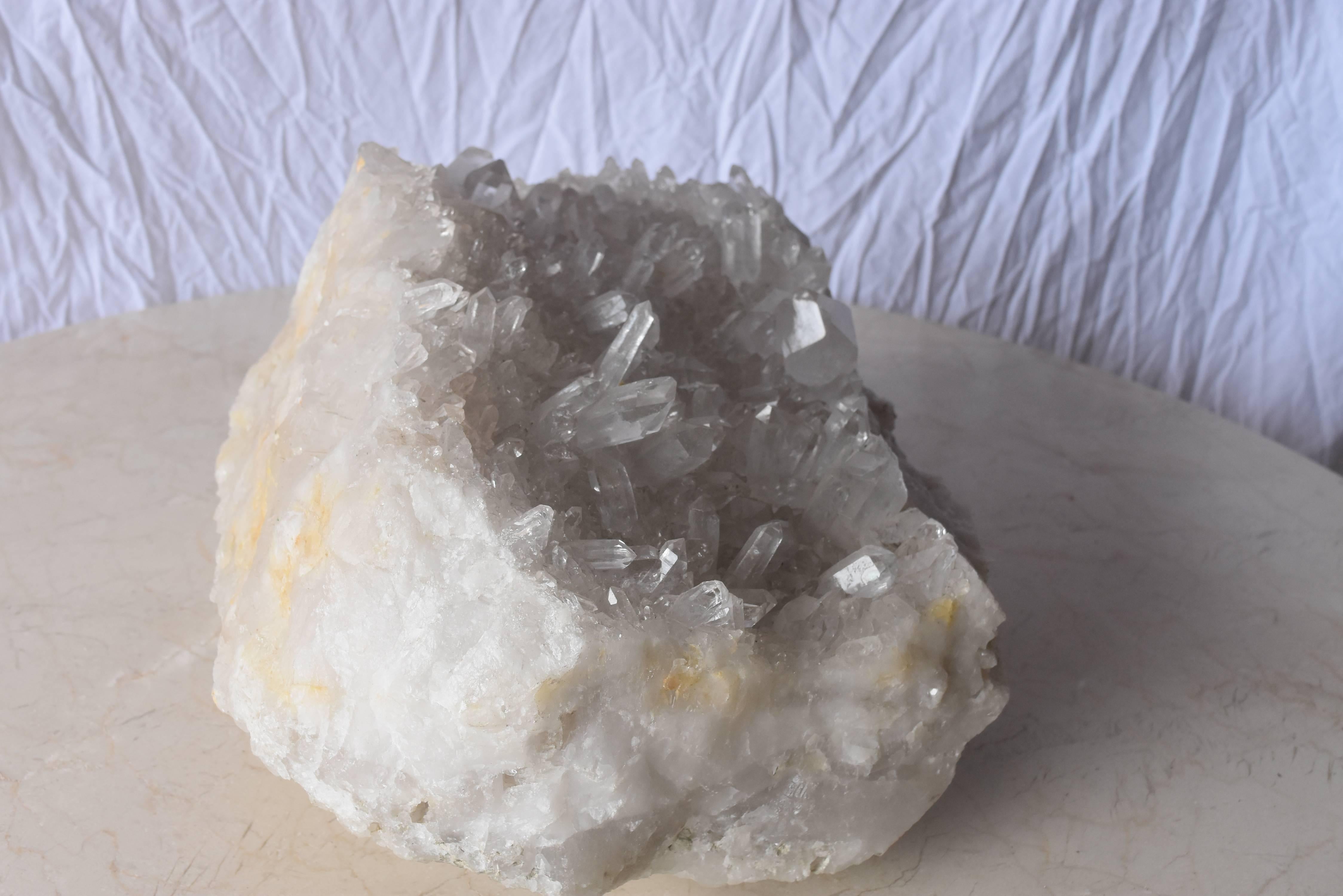 clear mineral rock