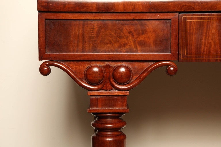Irish William IV Console in Mahogany In Excellent Condition In New York, NY