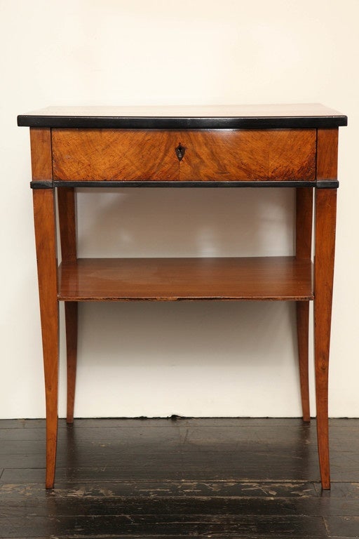 Two Similar Cherry Wood End Tables In Excellent Condition In New York, NY