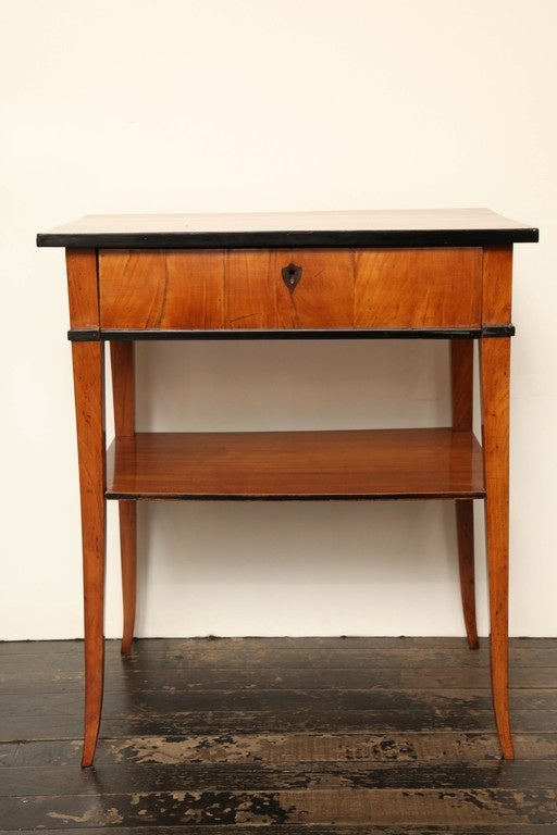 Two Similar Cherry Wood End Tables 2