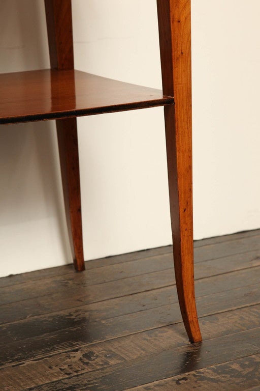 Two Similar Cherry Wood End Tables 3