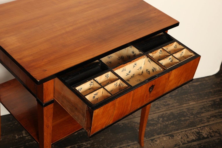 Two Similar Cherry Wood End Tables 4