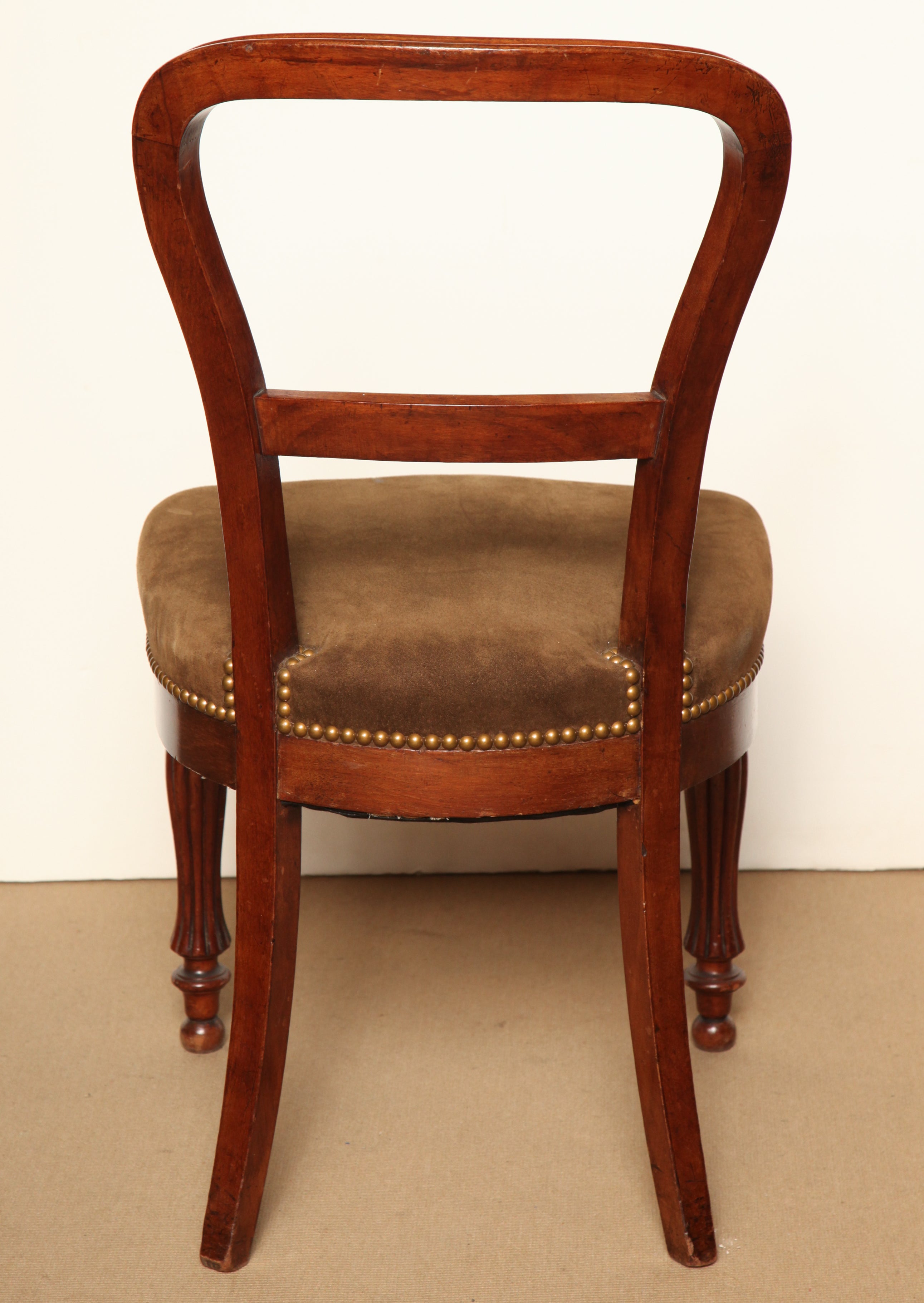 Set of Ten Mid-19th Century Irish Mahogany Dining Chairs 4
