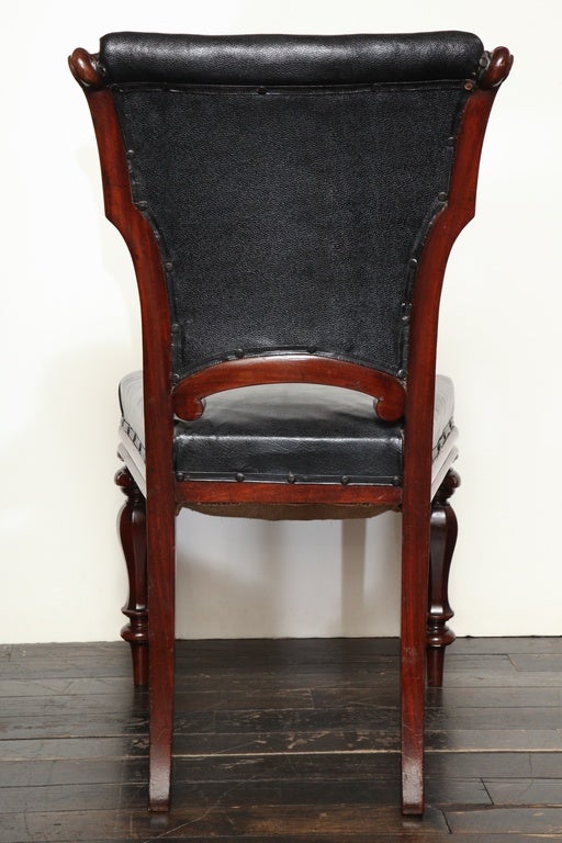 Set of 12, Mid-19th Century Irish, Mahogany Dining Chairs 4