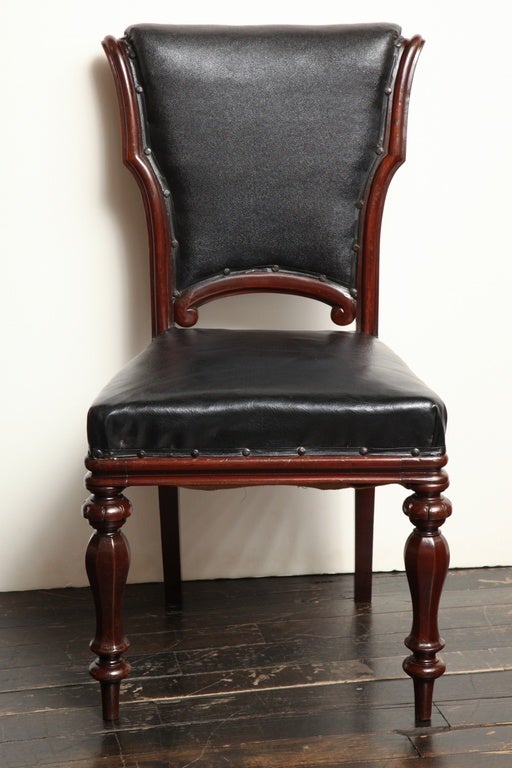 Set of 12, Mid-19th Century Irish, Mahogany Dining Chairs 7