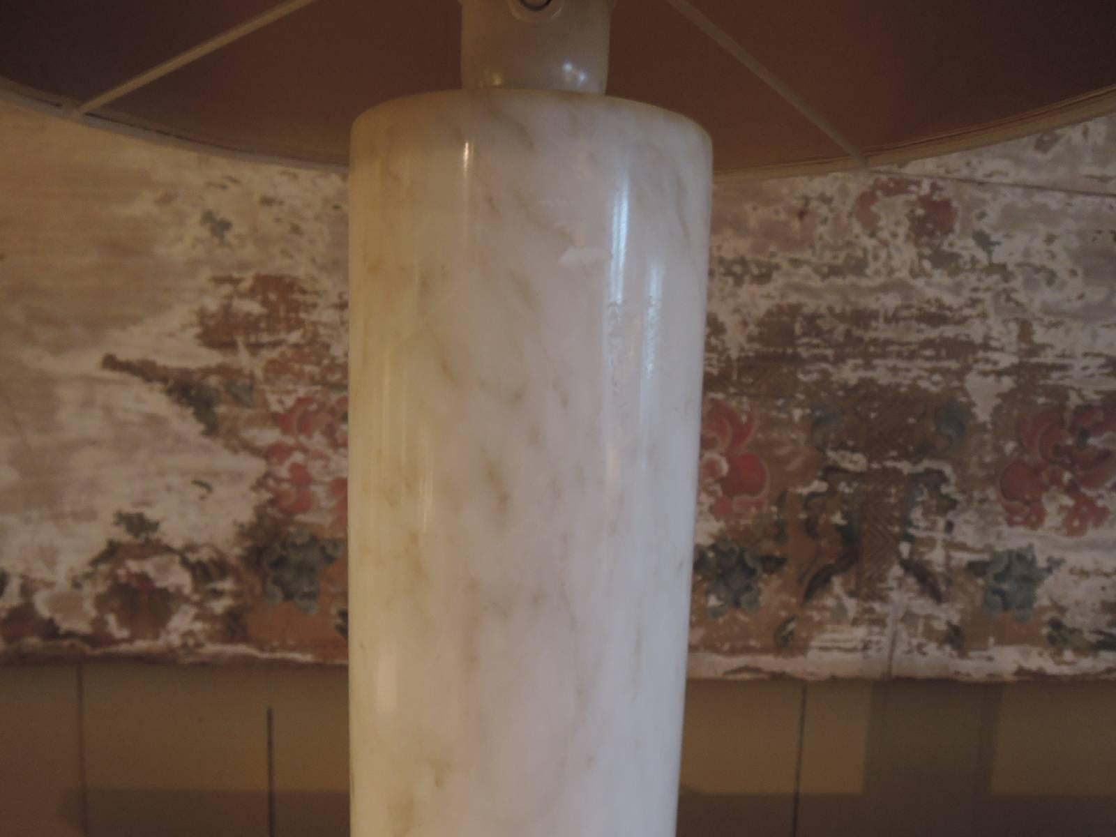 Mid-20th Century Pair of Marble Table Lamps by Bergboms For Sale