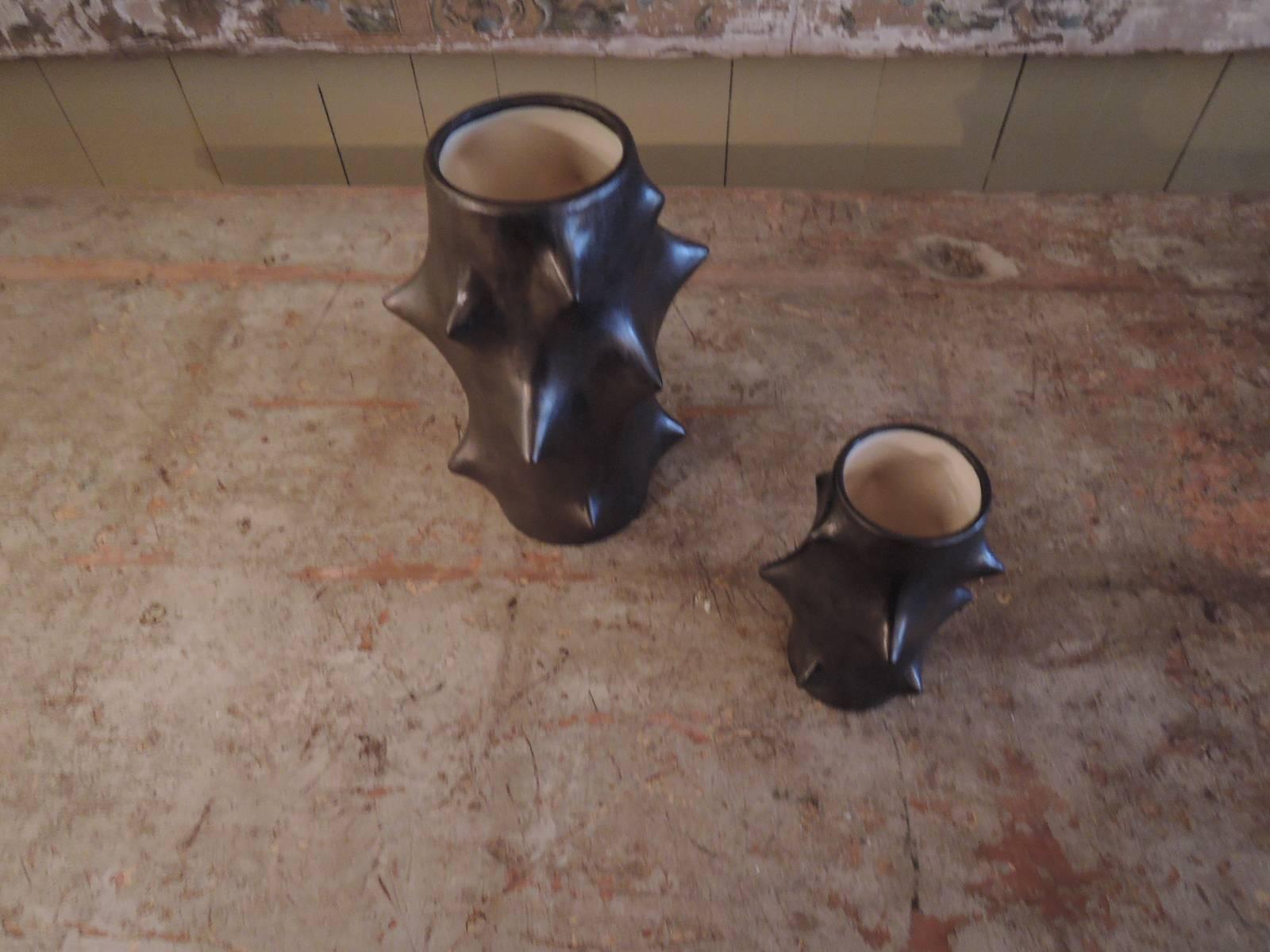 Pair of Ceramic Vases by Knud Basse;
Model 